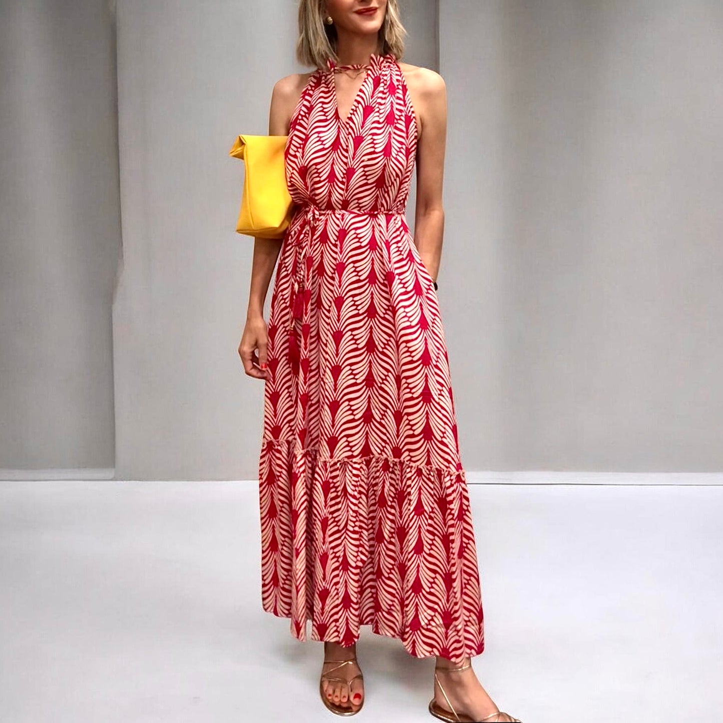 Vestido Carla fucsia