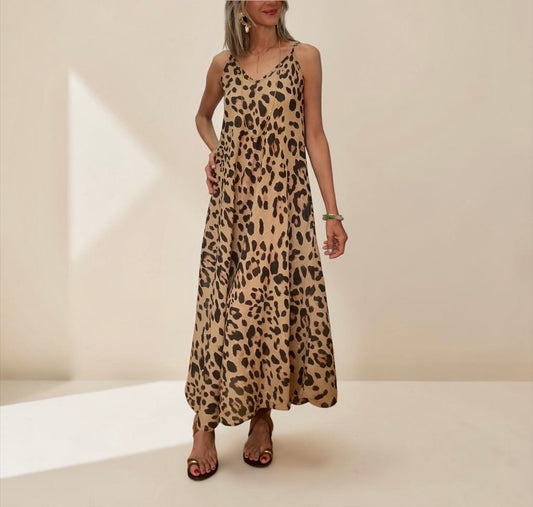 Vestido animal print