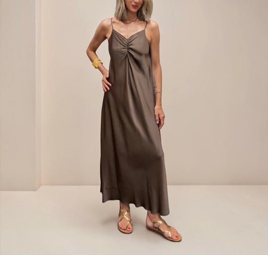 Vestido Duna marrón