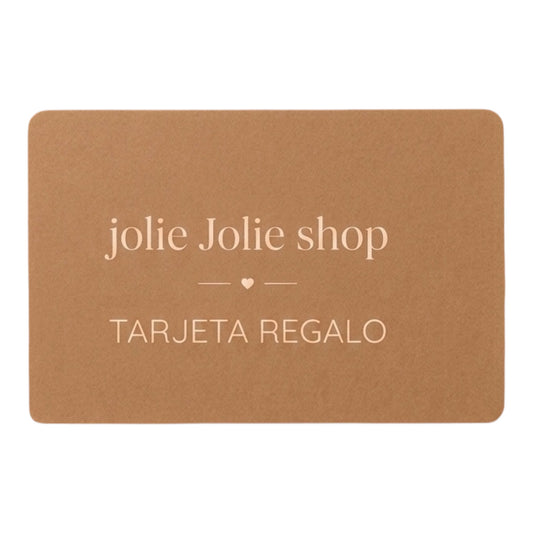 Tarjeta regalo Jolie Jolie